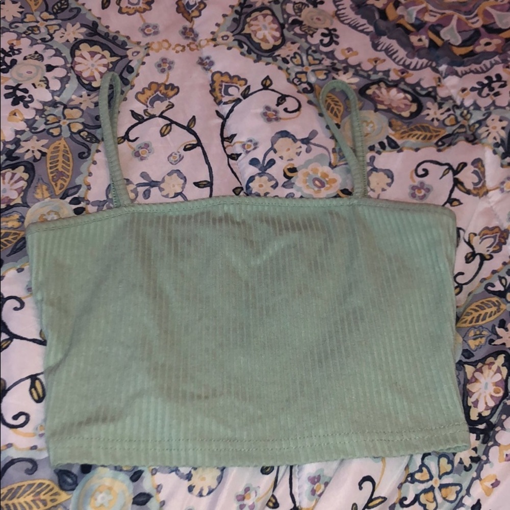 Mint crop top / tank top !